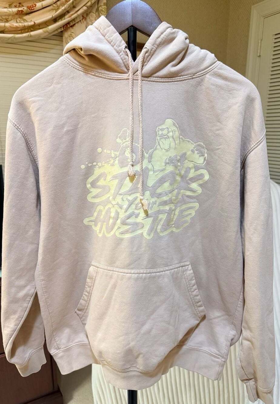 Honor The Gift Stack Your Hustle Pink Hoodie
